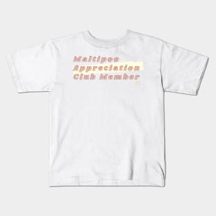 Maltipoo Lover Club Kids T-Shirt